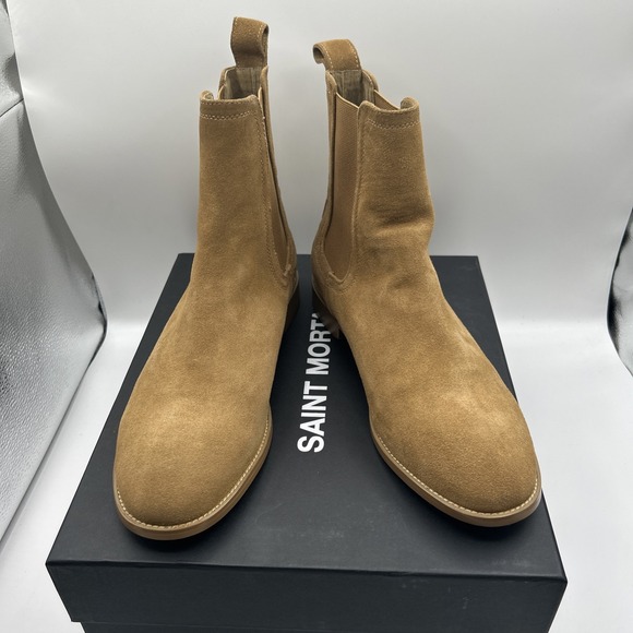 NEW Saint Morta Nomad Chelsea Boot,Tan Suede Leather,Leather Sole,Men's SZ:10M - Picture 15 of 15